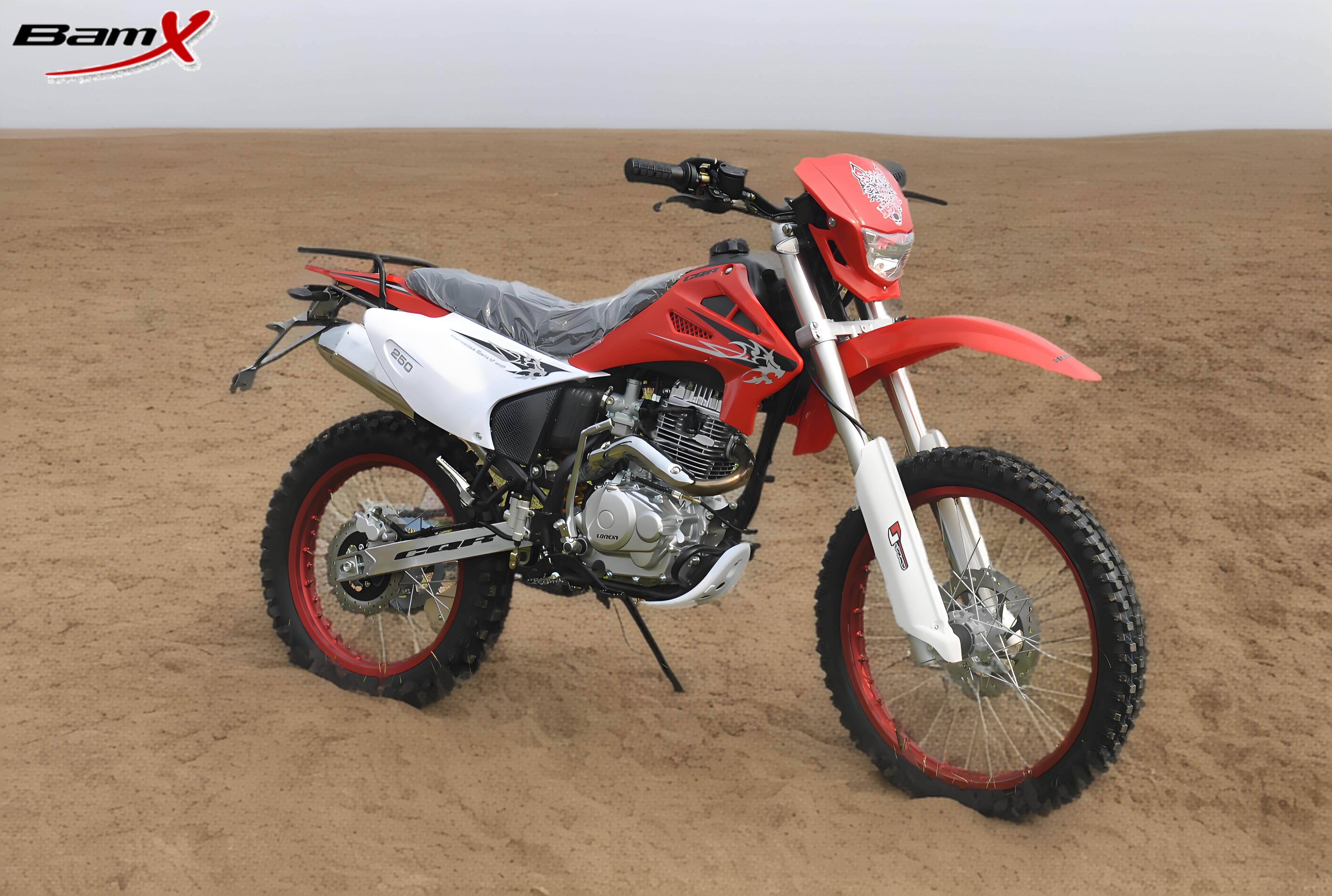 Cross Moto 4 Stroke Enduro Sport Motorcycle 250cc Double Disc Brake Mono