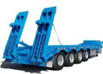 20FT/40FT Skeleton Container Low Bed Truck Semi-Trailer with Self-dumping Steel
