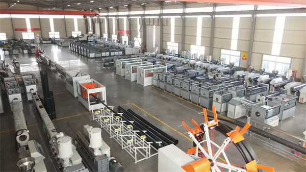 High Efficiency Plastic Pipe Making Machine with High Automation