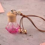 Spot Solid Wood High-Grade High Waist Perfume Cover Car Pendant Perfume Bottle