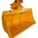 90 Degree Rotating Excavator Bucket Tilting For Mini 5 Ton Excavator boom arm