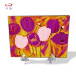 Custom Kitchen Rectangle Toughened Glass Placemat for 6mm Tempered Glass Dining