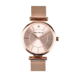Wholesale Steel Band OEM Alloy Quartz Watch 32mm Rose Gold Wristwatch For Ladies Quartz from china suppliers