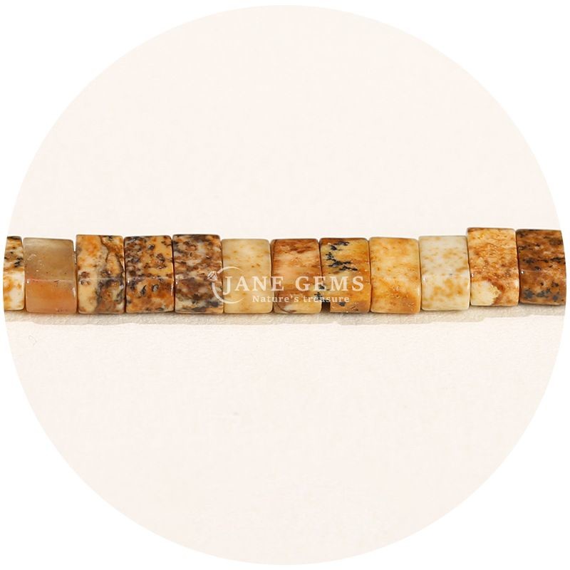 Wholesale Natural Crystal Gemstone Faceted Rectangular Beads Loose Stone Bead Accessories Faceted Spacers for Jewelry