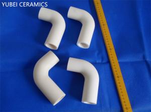Wholesale 90° Al2O3 Alumina Ceramic Elbow , Wear Resistant Industrial Special Ceramics from china suppliers