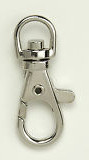 SNAP HOOK nickel plated zinc alloy spring cock hanging sellery