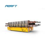 Rubber Wheel Battery Transfer Carriage , Industrial Transfer Trolley 100 Ton