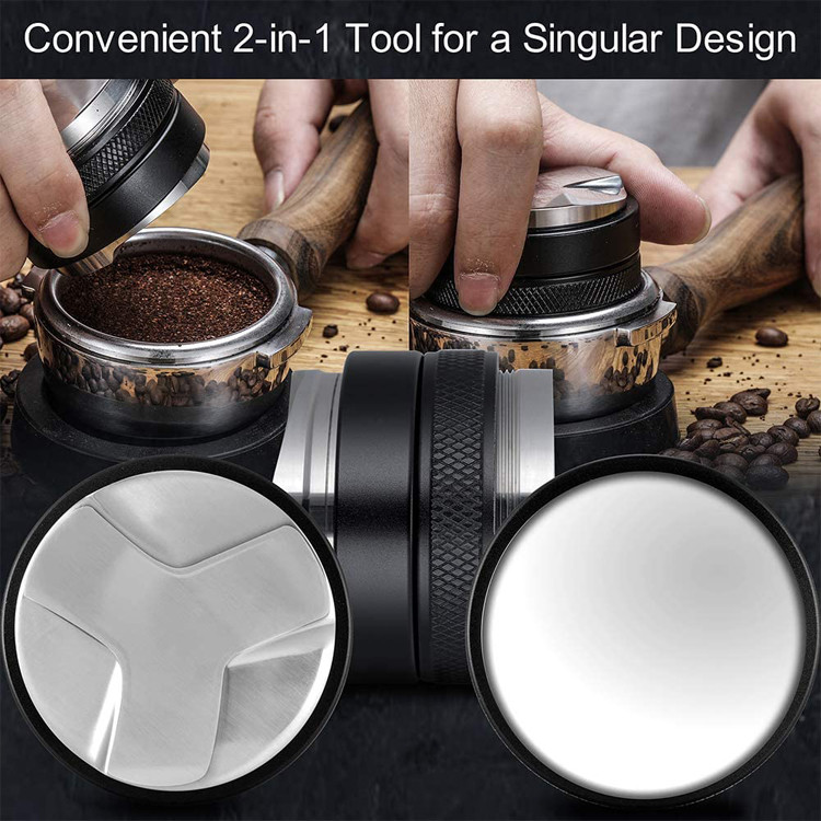 53Mm 57Mm 57.35 58.5Mm Automatic Coffee Distributor Tamper Tool