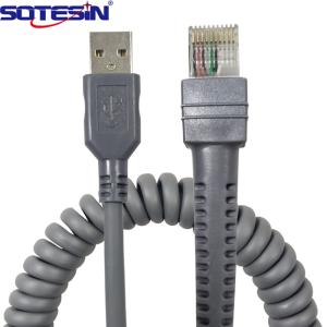 Wholesale USB A Male To Rj45 Barcode Scanner Cables Spiral For Symbol Ls2208 from china suppliers