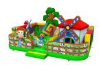 Water - Resistant Windmill Theme Inflatable Play Park / Inflatable Kids