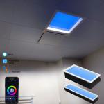 Smart Dimmable 75W IP44 Waterproof LED Fake Skylight with RGBCCT Color Range