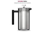U-Bond 12 Cup Double Walled Stainless Steel Cafetiere French Press Coffee Makers