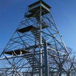 Hot Dipped Galvanized 120ft Forest Fire Guard Tower Forecast Lookout Tower