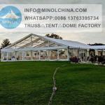 White PVC Hard Pressed Wedding Marquee Tent Large Capacity