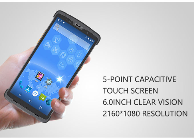 1D/2D Cell Phone Barcode Scanner 128GB Micro SD Card 2160*1080 6.0'' HD Full Screen 2