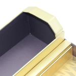 Food Grade Wine Gift Boxes Cardboard With Gold Foil Glossy Lamination Printing