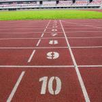All Weather Waterproof Rubber Athletic Running Track Approved Rubber Running