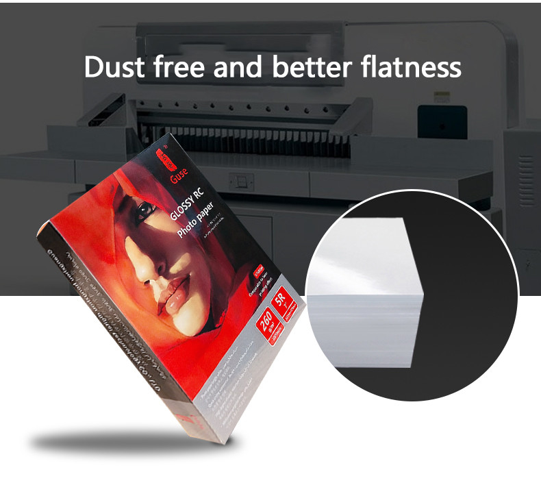Glossy Scratchproof 240gsm 5R Resin Coated Inkjet Photo Paper 100 Sheets