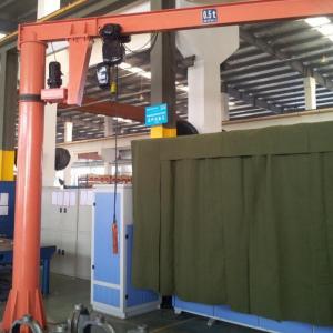 Wholesale European Type 4.5 Ton Pillar Mounted Jib Crane Remote Control 3 Phase Power Supply from china suppliers