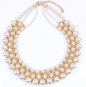 Wholesale popular ladies temperament wild section elegant imitation pearl necklace clavicle from china suppliers