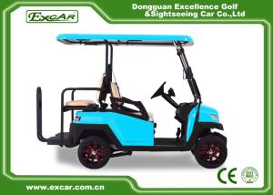 Wholesale EXCAR blue 2 Seater electric golf car 48V AC motor golf buggy for sale from china suppliers