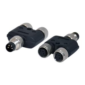 Wholesale IP67 M8 Waterproof Connector 3pins 4pins Female To Male Y Type Straight Socket from china suppliers