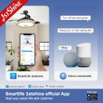 Ultra Quiet Music Invisible Ceiling Fan Chandelier Remote Control