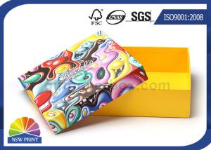 Wholesale Rectangle Chocolate Rigid Gift Box , Rigid Paper Packaging Box With Lid from china suppliers