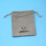 Wholesale Promotional Printed Small Sachet Gift Packaging Drawstring Jute Bag