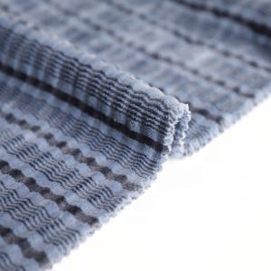 Wholesale Classic Double Side Soft Polyester Fabric For Sleepwear Pajamas Women Clothes Cationic Striped Sheared from china suppliers