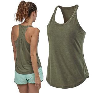 Wholesale Sleeveless Quick Dry Womens Racerback Crop Top Fitness Gym Yoga Tank Top from china suppliers