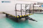 1-200 Ton Steel Frame Material Transfer Cart Trailer For Tractor Truck Handling