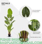 Artificial Monstera Deliciosa Plant 37" Fake Tropical Palm Tree, Perfect Faux