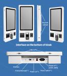 27 Inch EMV 1000Mbps LCD Touch Screen Kiosk 13.56MHz