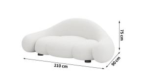 Wholesale Creative Curved Living Room Sofa Luxury Modern Reception Guest Sofa from china suppliers