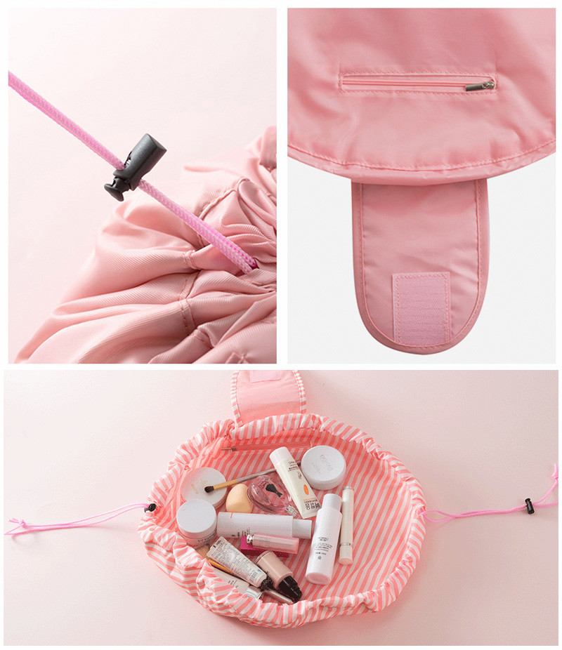 Custom Best Selling Chinese Foldable Drawstring Cosmetic Organizer Bag