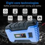 12V 7A Automobile and Motorcycle Universal Smart Battery Charger with Current