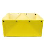Thermal Insulation Vegetable Corrugated Boxes Yellow Hollow Board Box