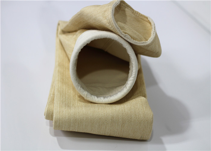 Industrial Meta Aramid Felt Filter Bags dust air Solid Seperation Fire Resistant Welded