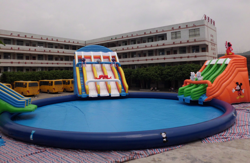 Pool Blow Up Water Slide Big Bouncer Giant Jump Castle