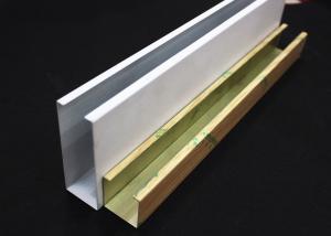 Wholesale White Metal U-aluminum Profile Screen Ceiling , Hanging Ceiling Tiles from china suppliers