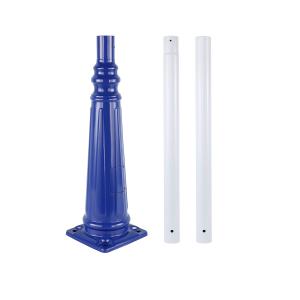 Wholesale 9m 10m 12m Steel Sign Road Street Light Pole Garden With Charging Pile from china suppliers