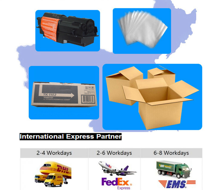 Kyocera Mita Copy Machine Toner Kit Black TK 1100 for FS 1110 / FS 1024MFP / FS 1124MFP