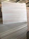 Natural Color Paulownia Wood Sale Qingfa Edge-glued Panels Thickness 3mm-50mm