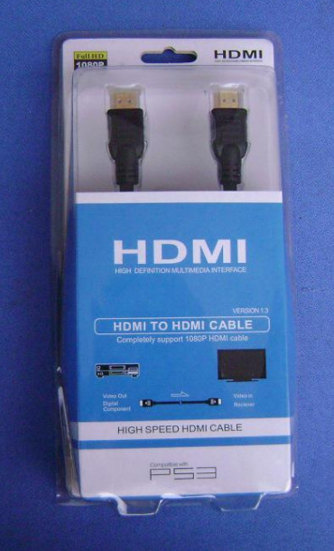 High Speed HDMI Cable 1.4 Version With Ethernet 26 AWG Type A Male To Male