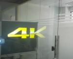 Self Adhesive Rear Projection Window Film / Transparent Holographic Film Outdoor