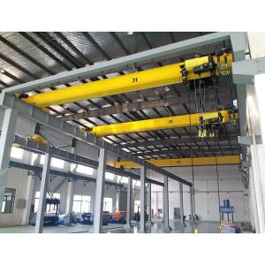 Wholesale 5 Ton 10 Ton HD Type Electric Single Girder Overhead Traveling Crane 25.5m Span from china suppliers