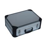 Silver And Black Aluminium First Aid Box Aluminum Doctor Carrying Case