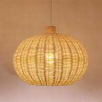 Chinese Style Creative Village Rattan Pendant Light Vintage Handmade Natural