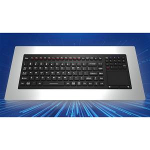 Wholesale IP65 Panelmount Stainless Steel Metal Silicone Industrial Medical Keyboard With Touchpad from china suppliers